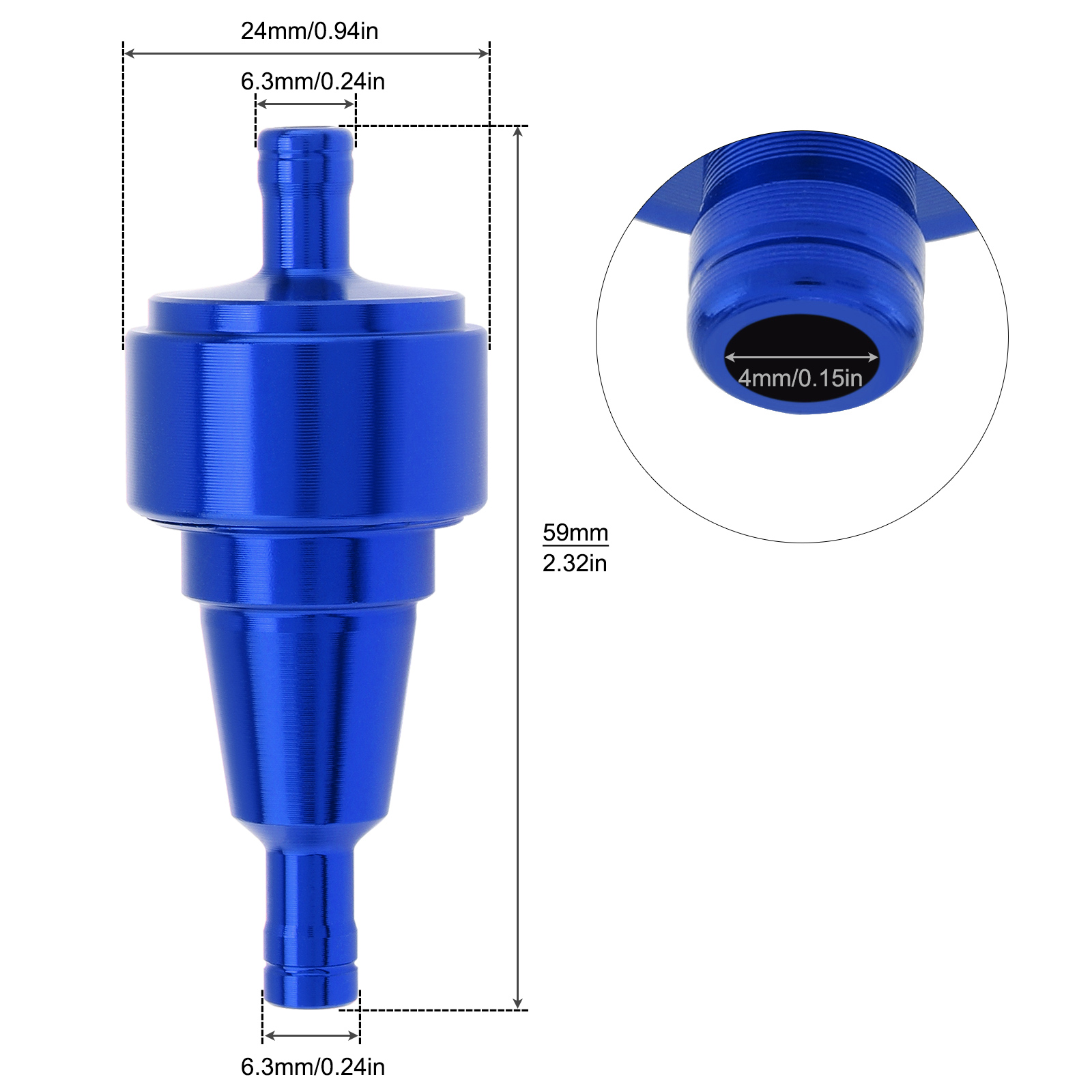1/4 дюйма, 6 мм, топливный фил – обзор и цена Motorcycle Oil Filter