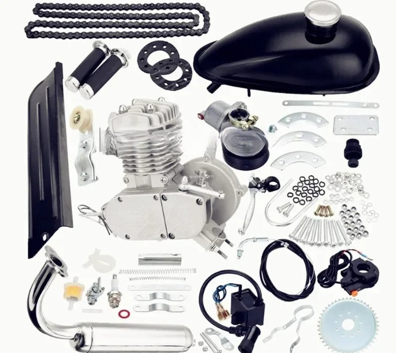 Двухтактный двигатель для вело – обзор и цена Motorcycle Engine Kit