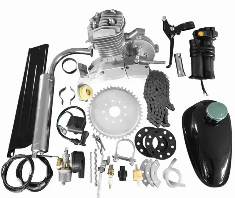 Двухтактный двигатель для вело – обзор и цена Motorcycle Engine Kit